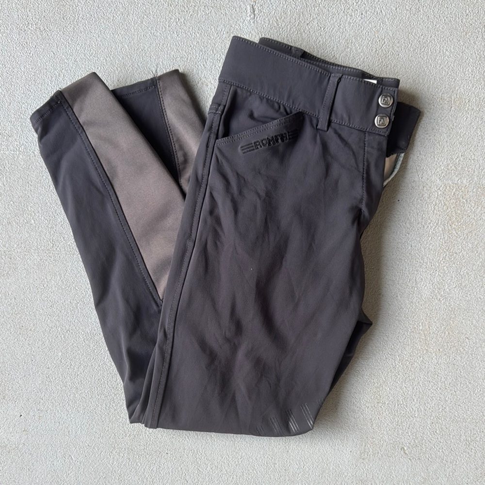 Romfh Serafina Silicone Knee Patch Euro Seat Breeches Size 26R